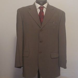 Alfani 42R Tan Brown Blazer Suit Jacket